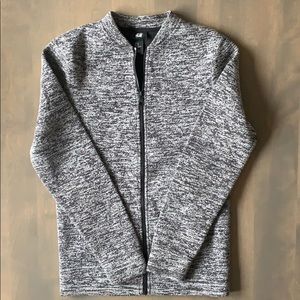 H&M Knit Jacket with Bomber Style Collar